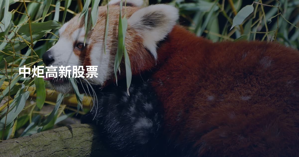 中炬高新股票