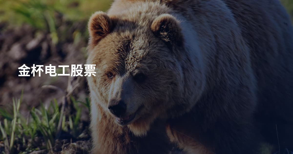 金杯电工股票