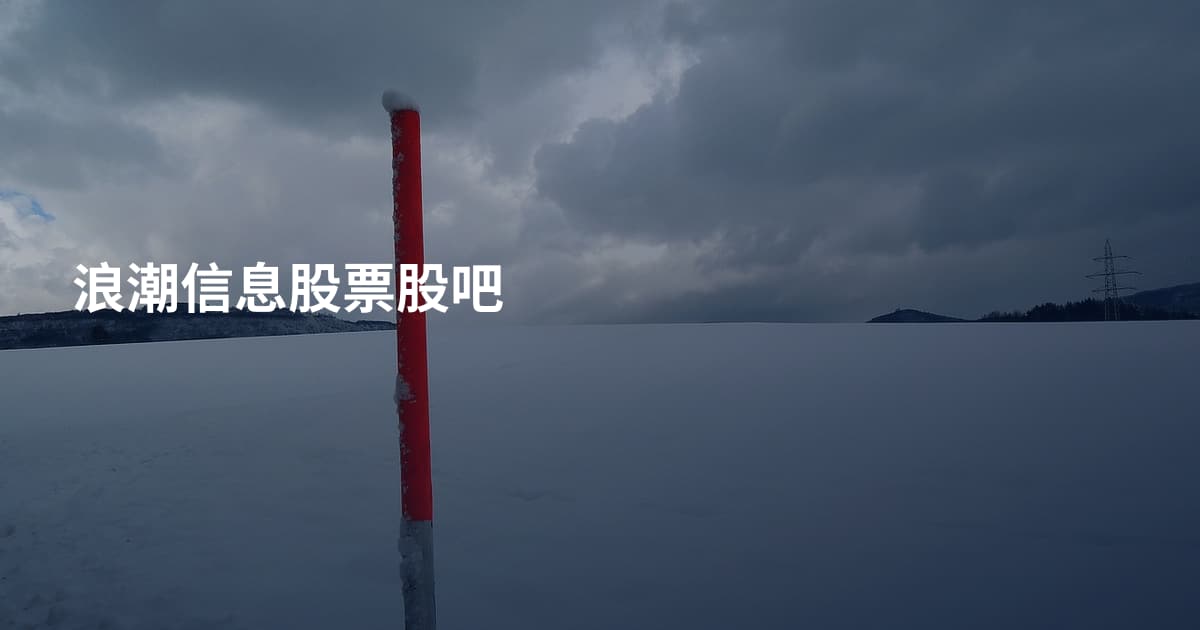浪潮信息股票股吧