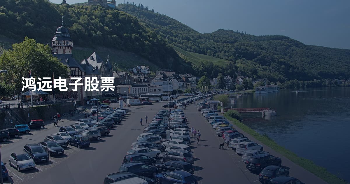 鸿远电子股票