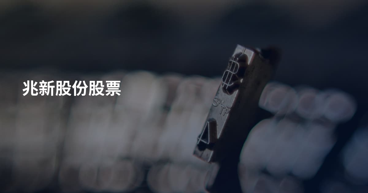 兆新股份股票