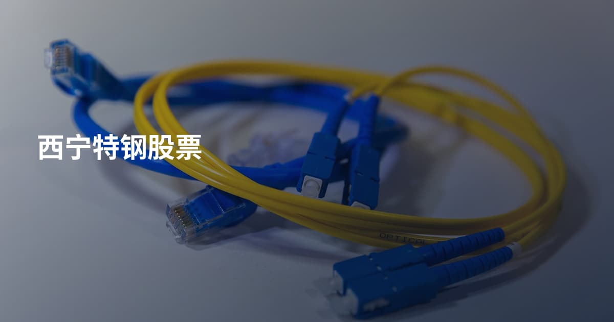 西宁特钢股票
