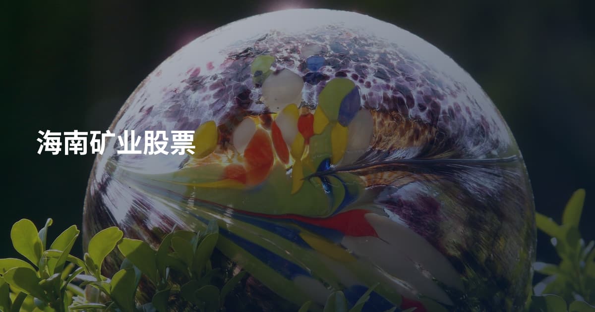 海南矿业股票