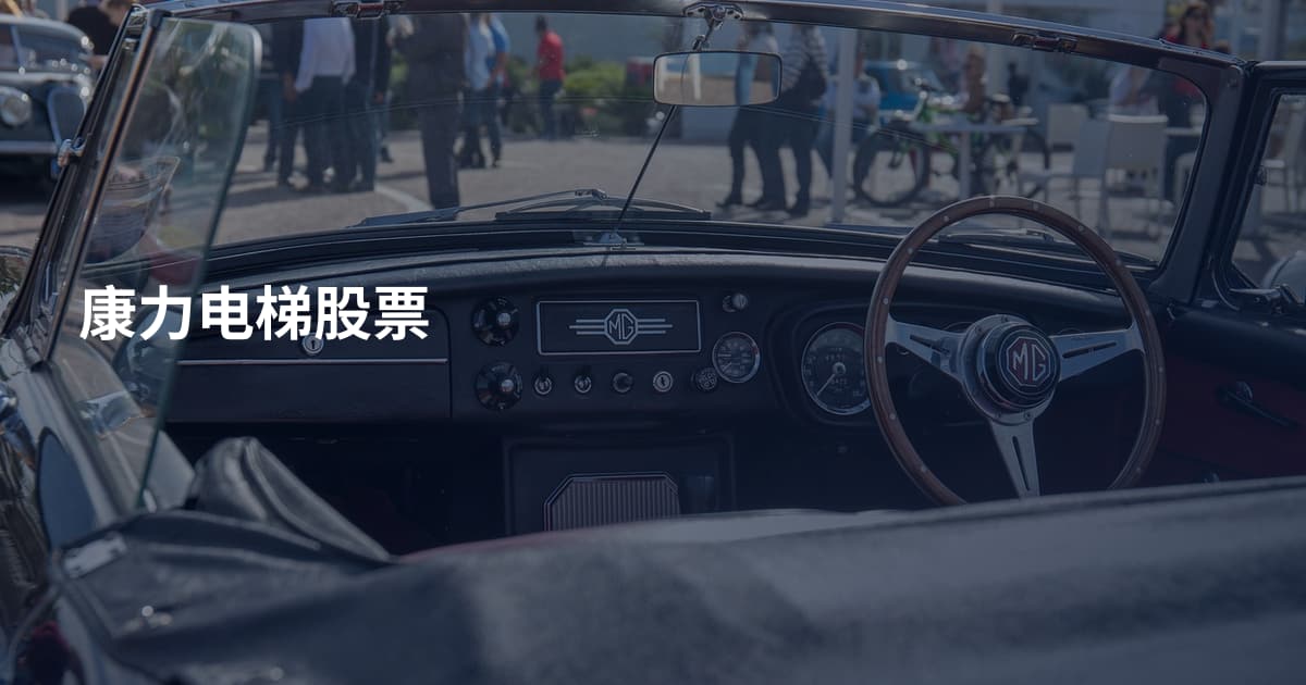 康力电梯股票