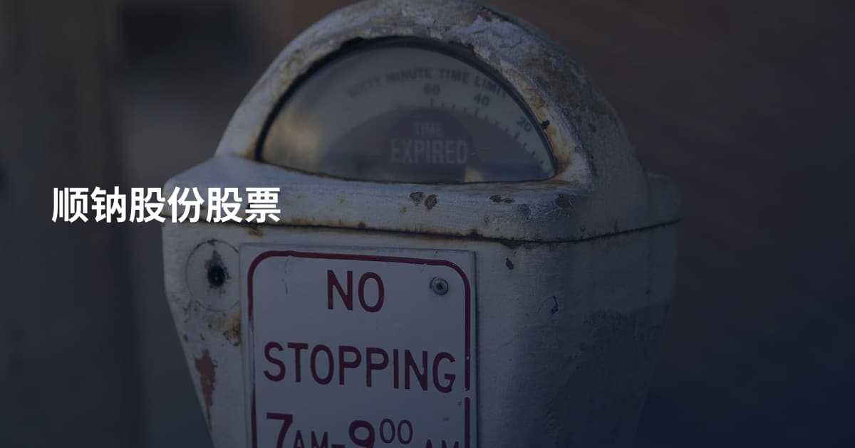顺钠股份股票