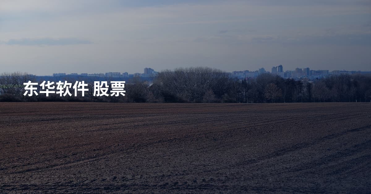 东华软件 股票
