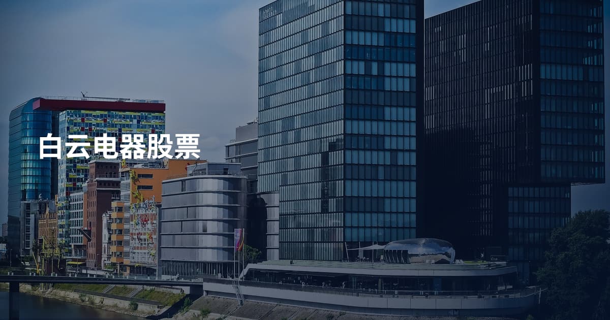 白云电器股票