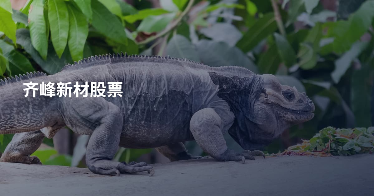 齐峰新材股票