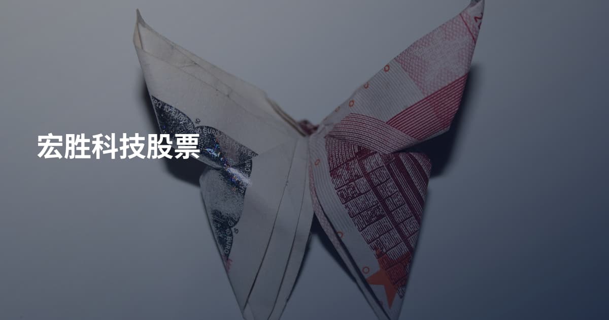 宏胜科技股票
