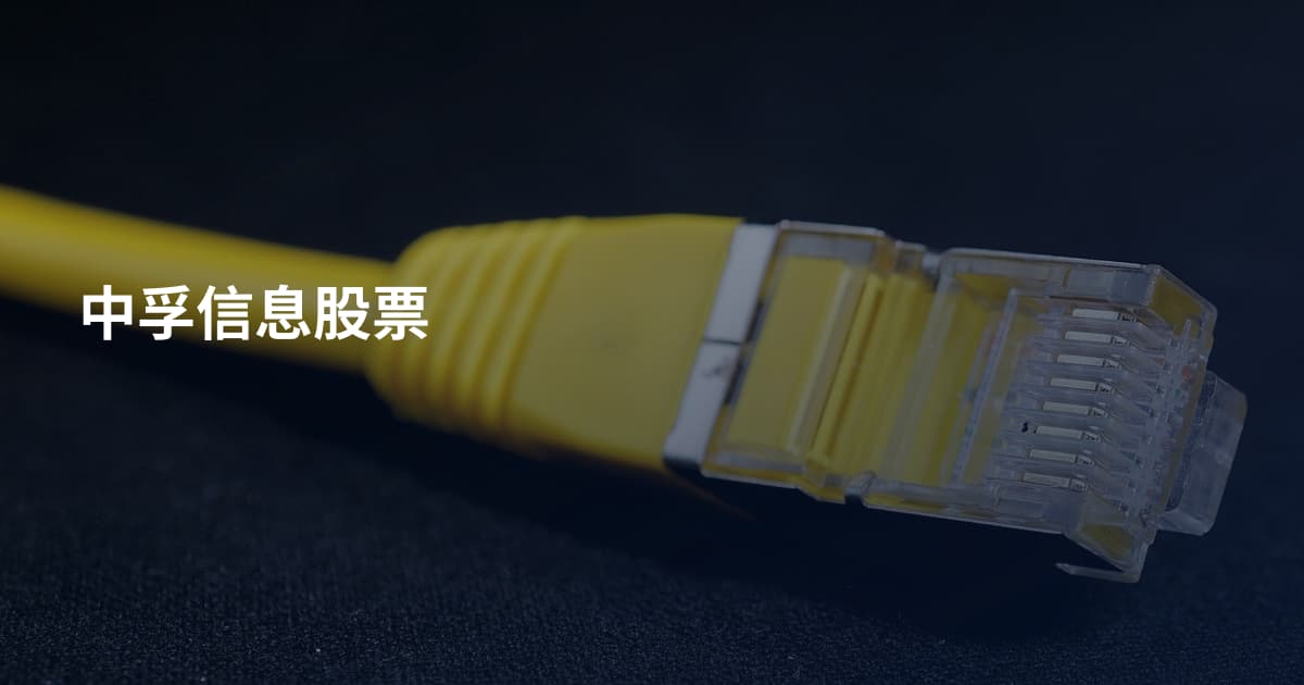 中孚信息股票