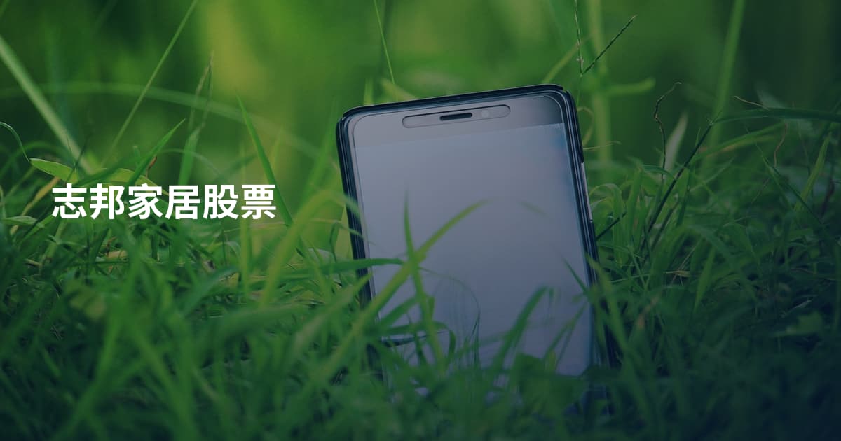 志邦家居股票