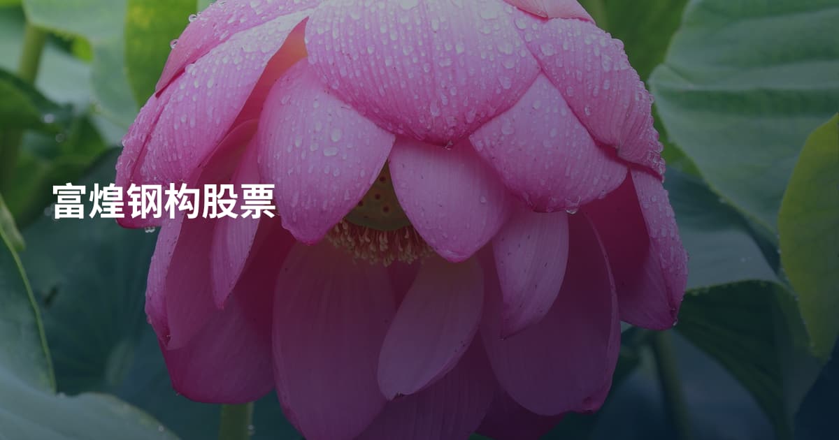 富煌钢构股票