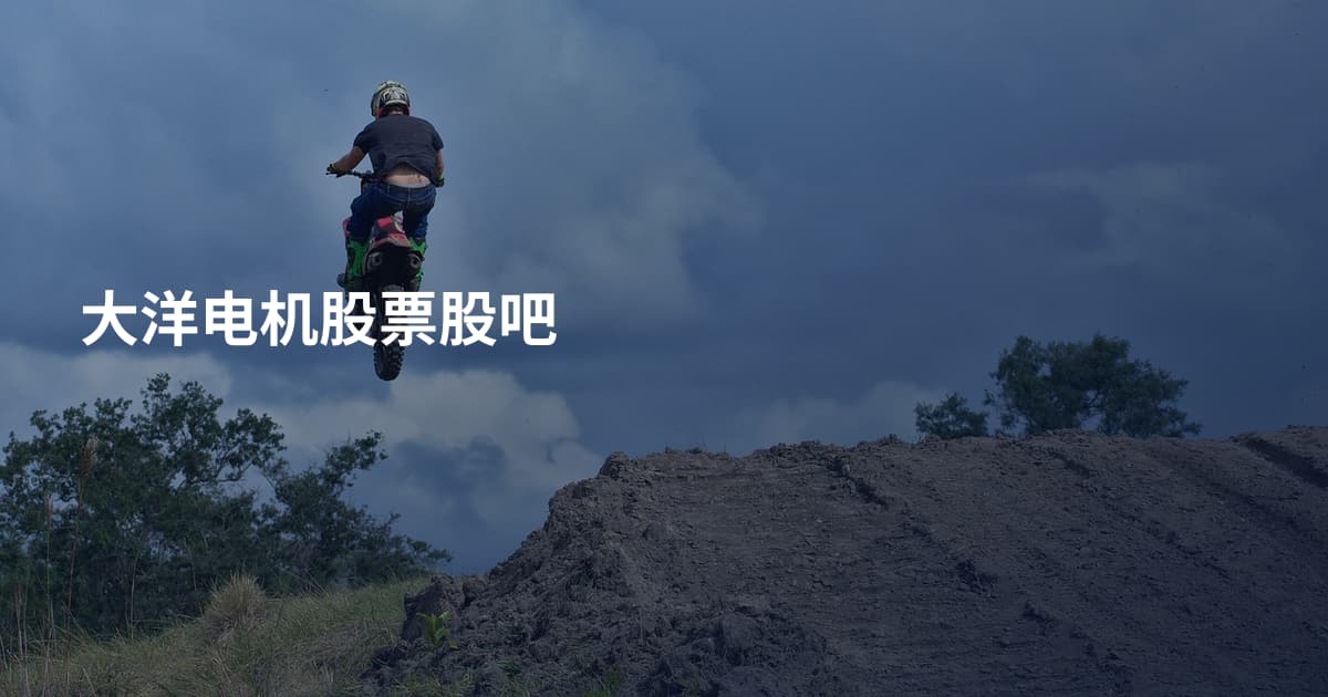 大洋电机股票股吧