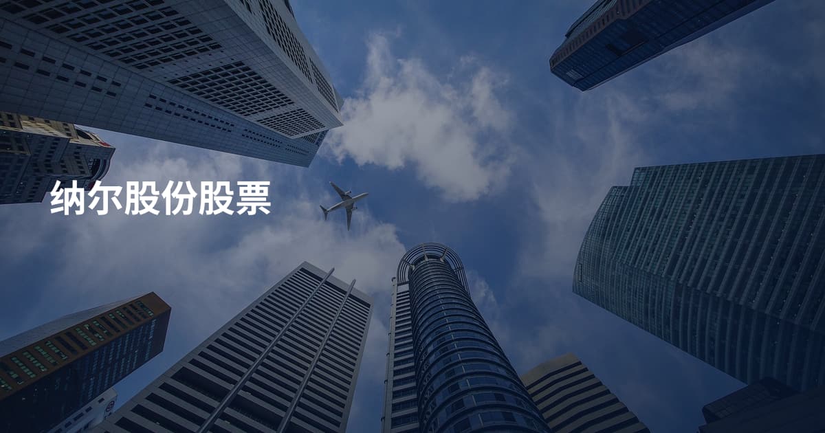 纳尔股份股票