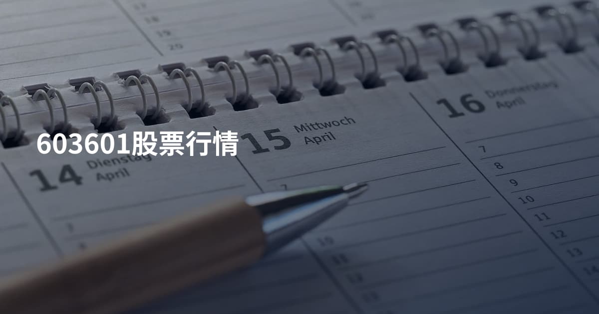 603601股票行情