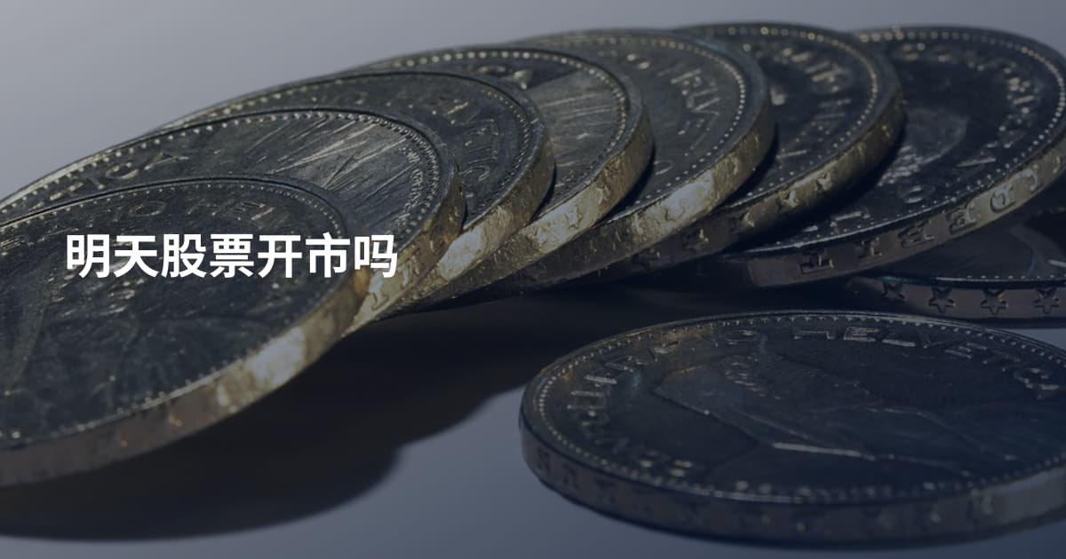 明天股票开市吗