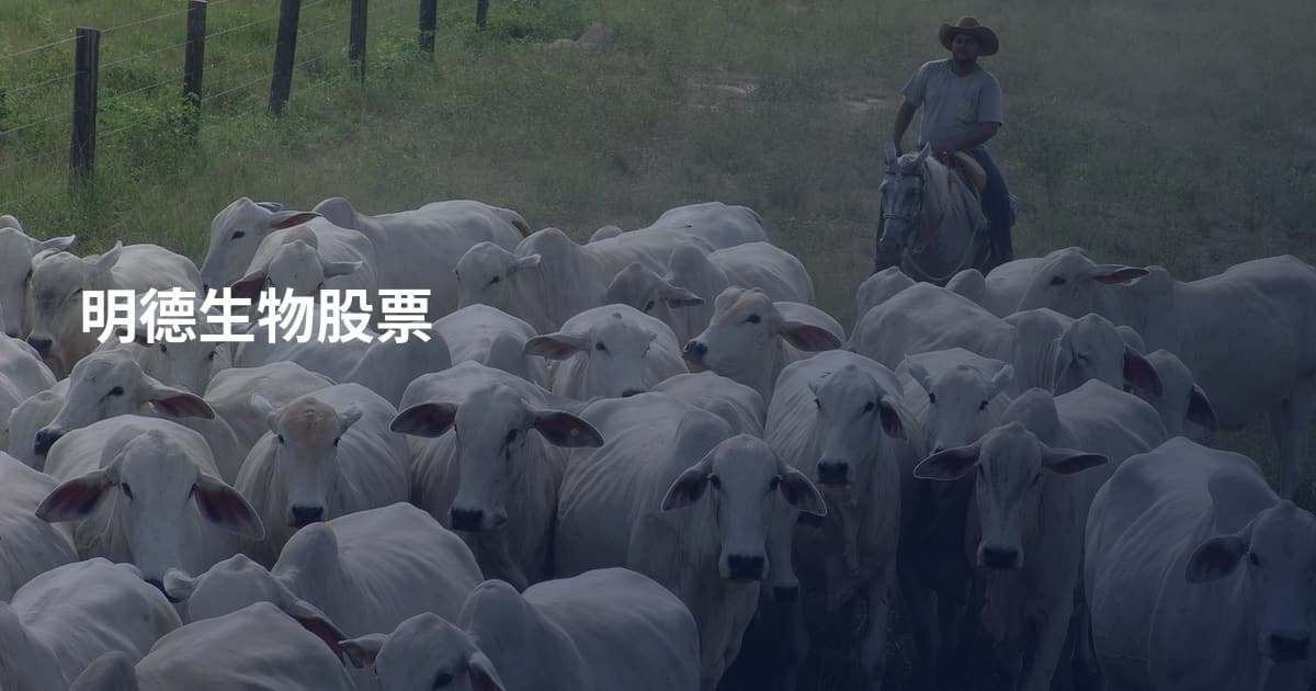 明德生物股票