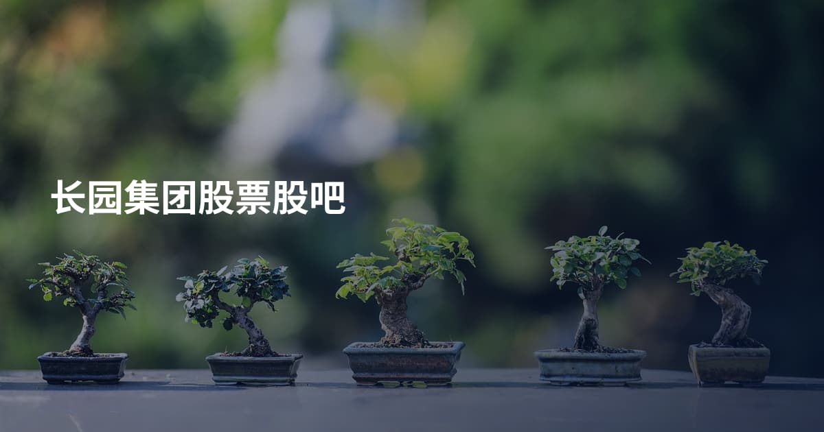 长园集团股票股吧