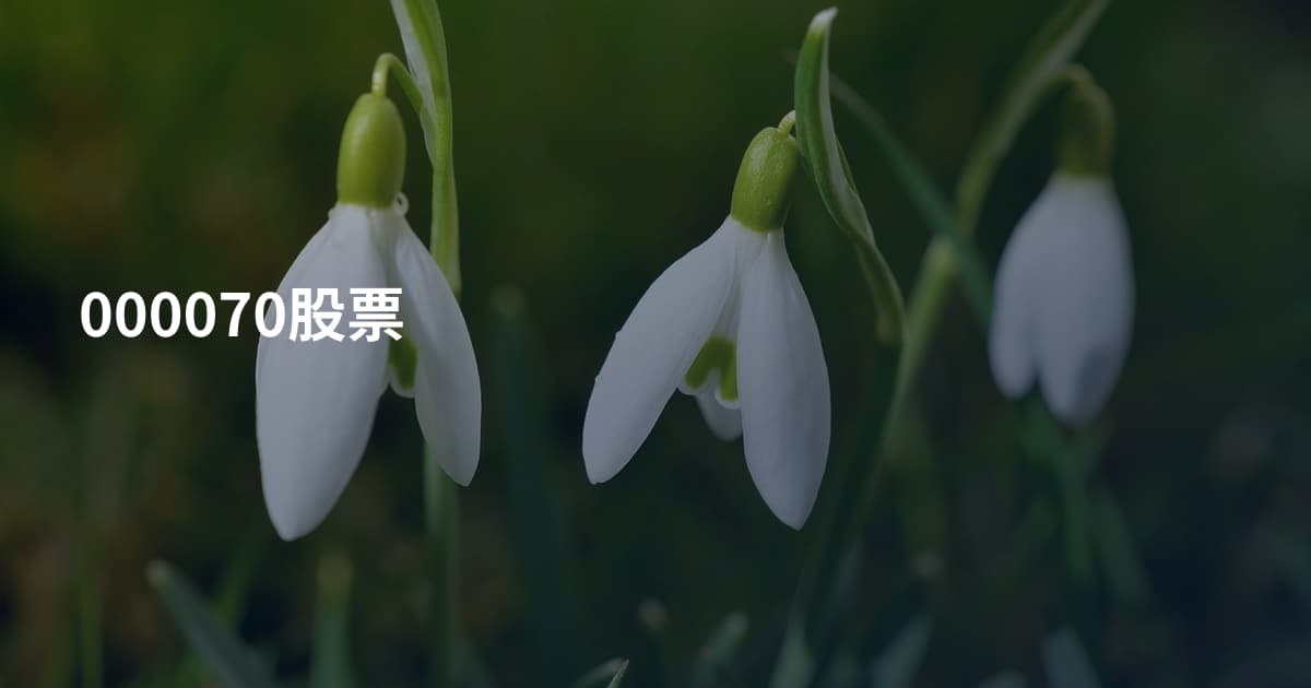 000070股票
