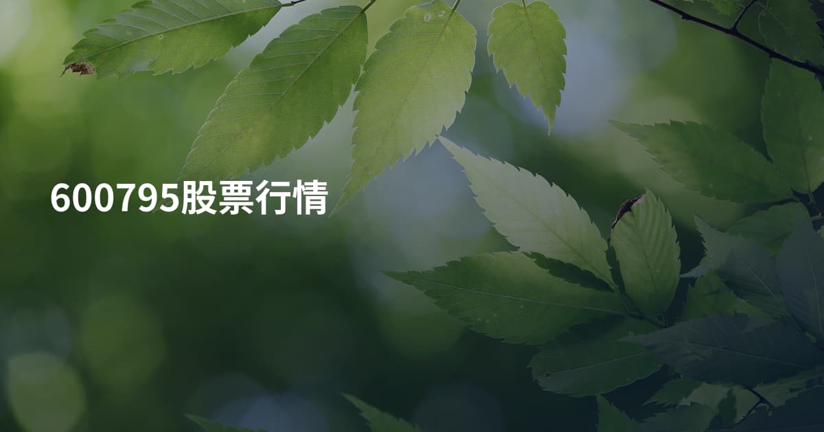 600795股票行情