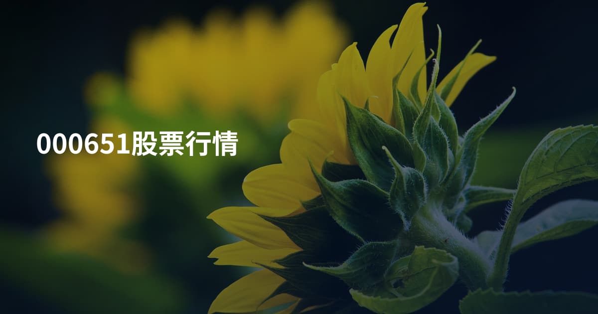 000651股票行情