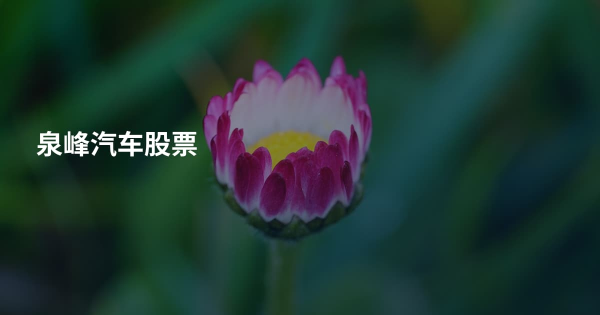 泉峰汽车股票