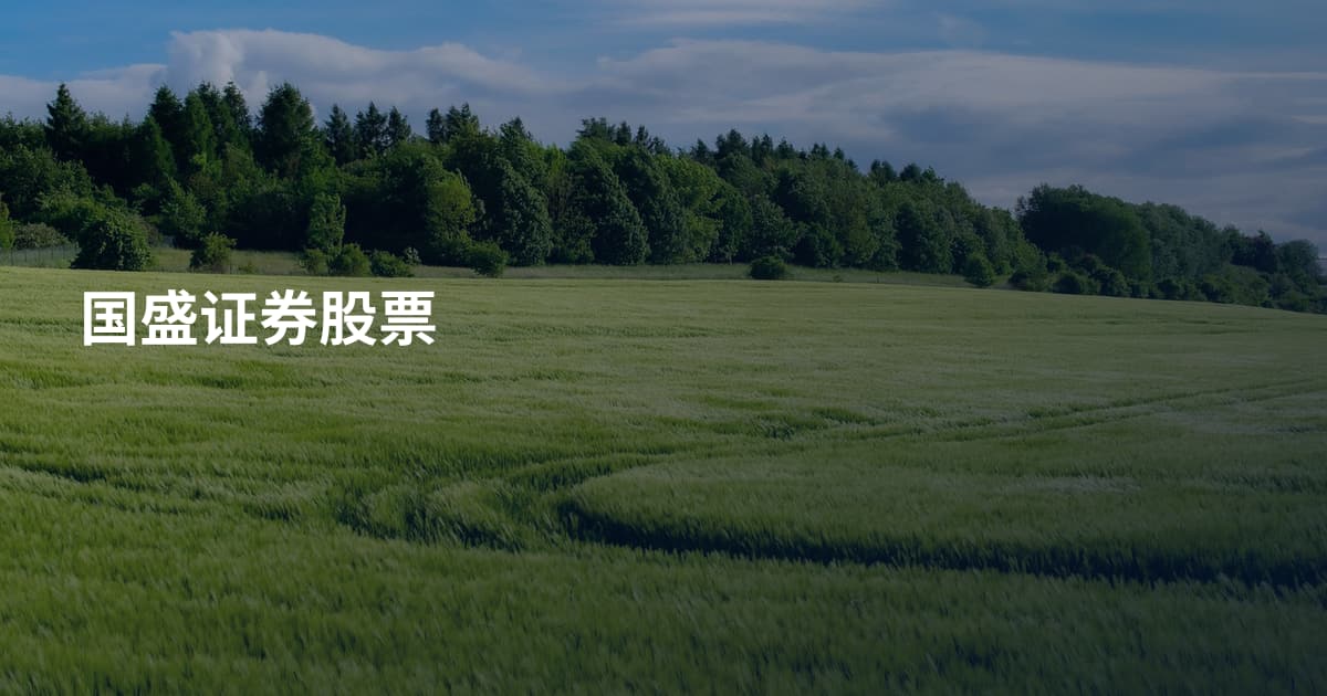 国盛证券股票