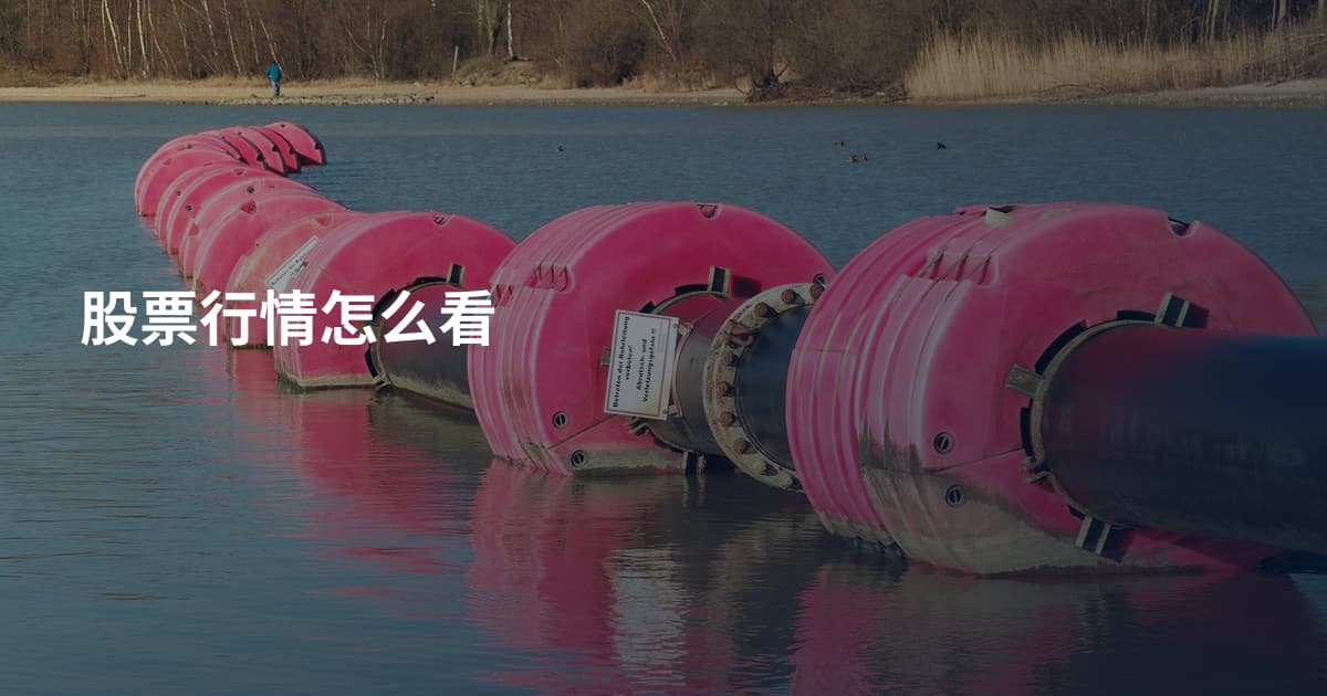 股票行情怎么看