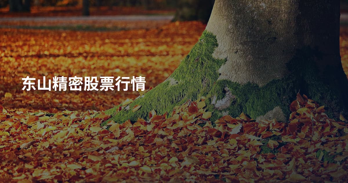 东山精密股票行情