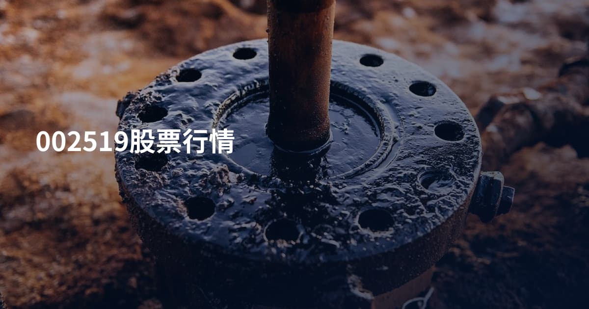 002519股票行情