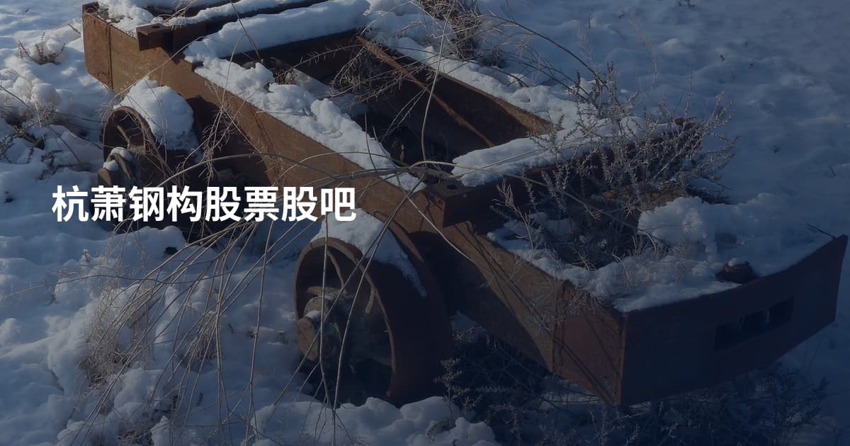 杭萧钢构股票股吧