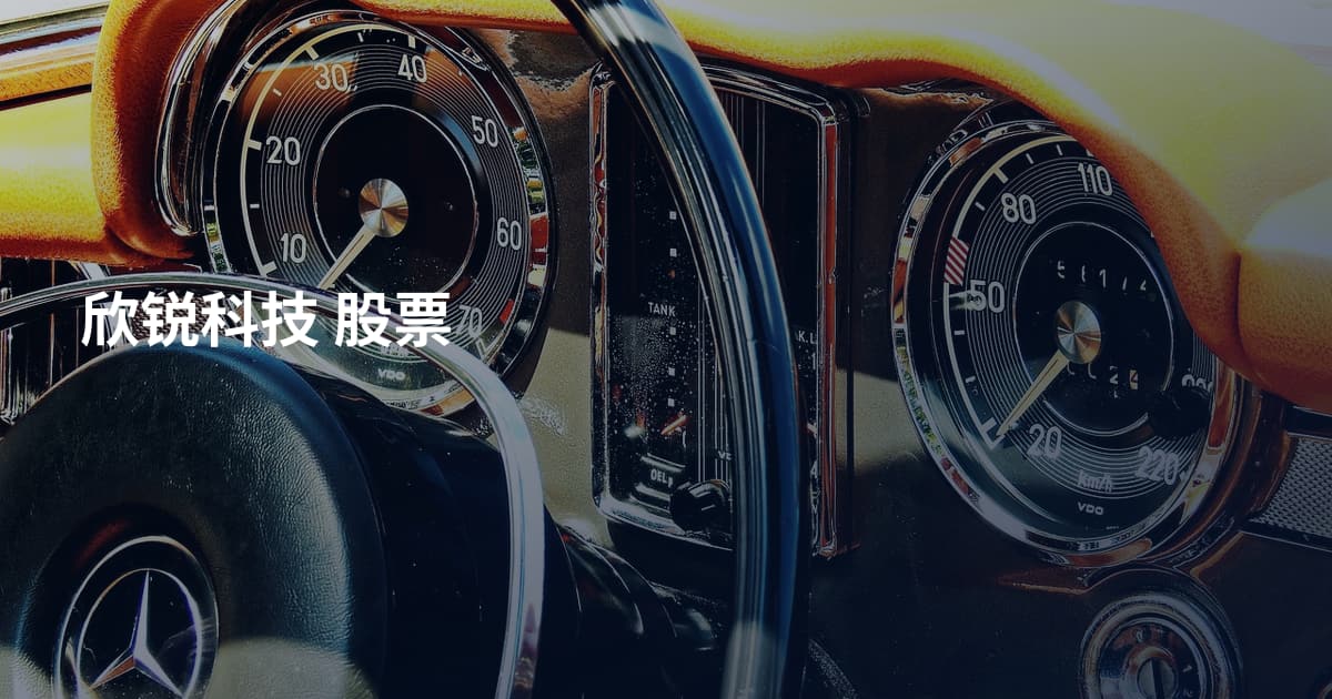 欣锐科技 股票