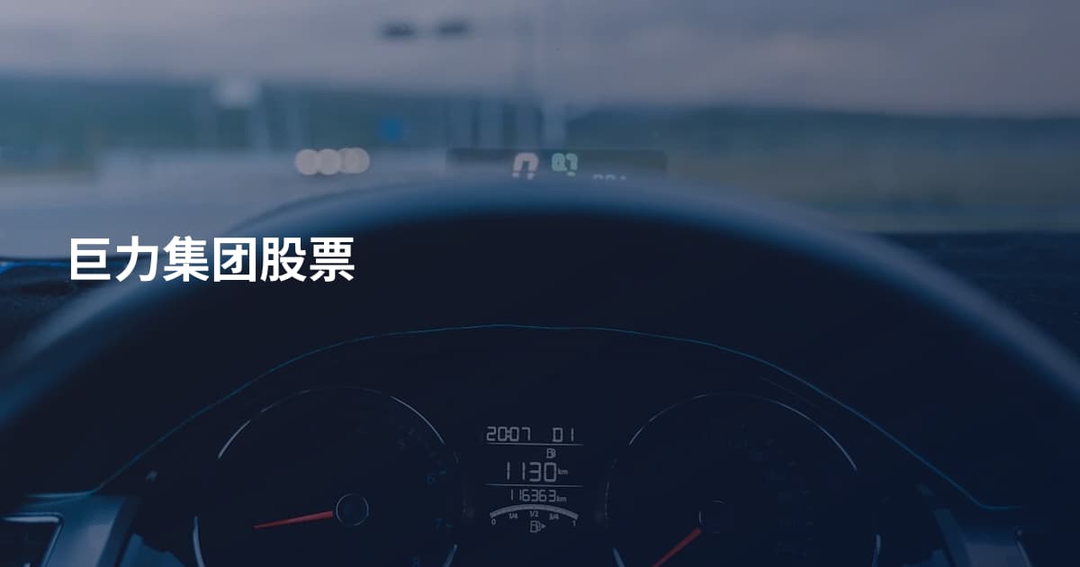 巨力集团股票