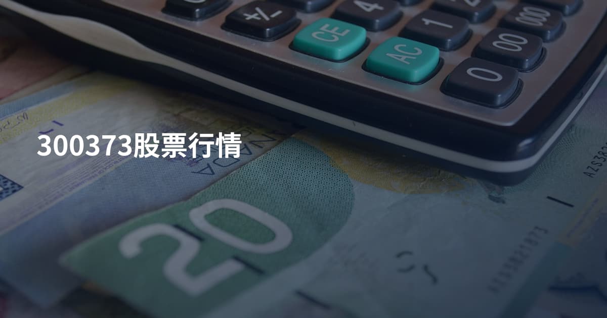 300373股票行情