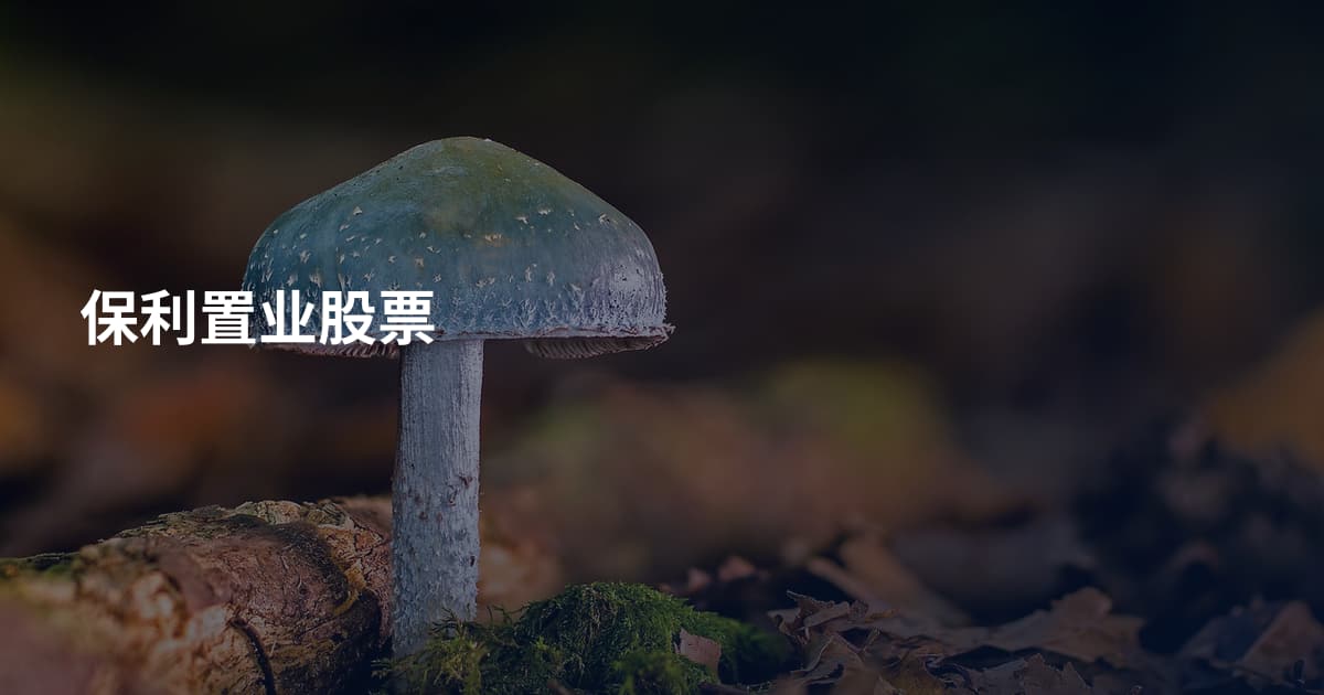 保利置业股票