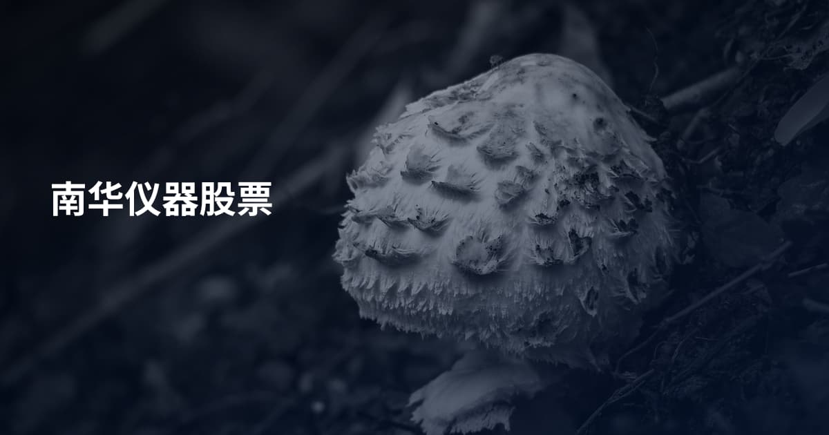 南华仪器股票