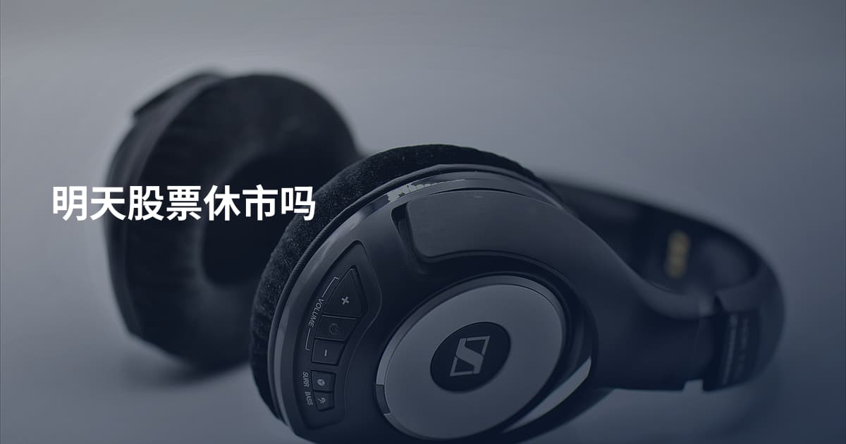 明天股票休市吗
