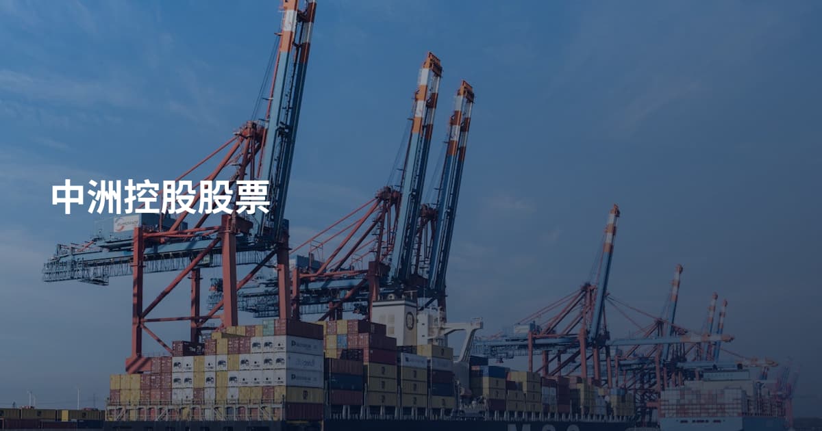 中洲控股股票