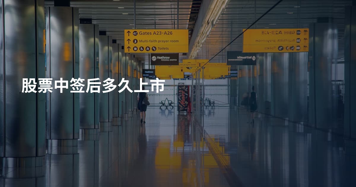 股票中签后多久上市