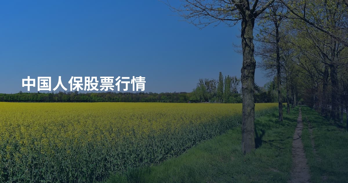 中国人保股票行情