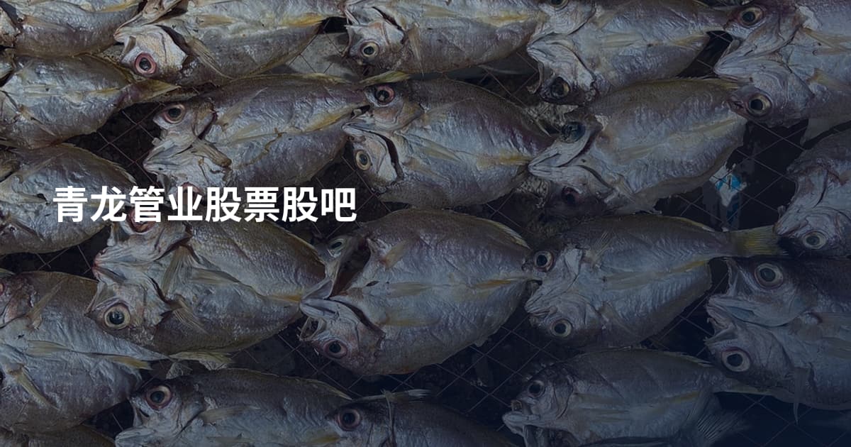 青龙管业股票股吧