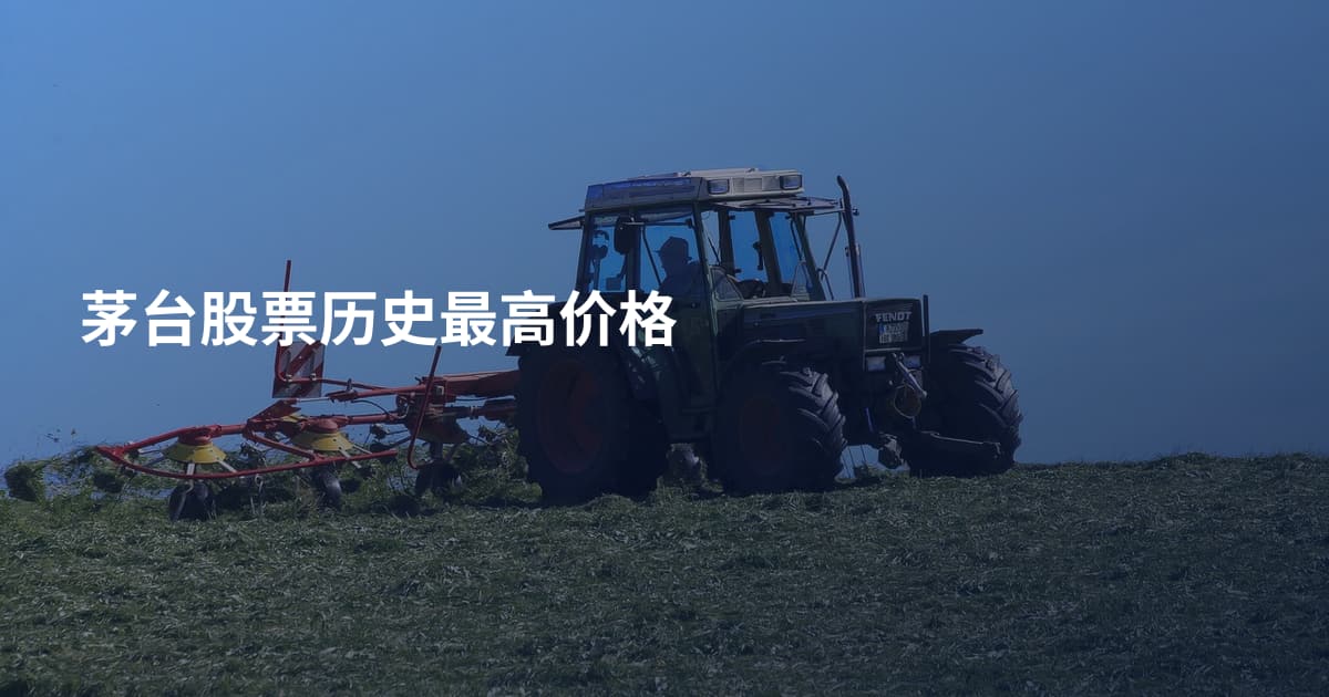 茅台股票历史最高价格