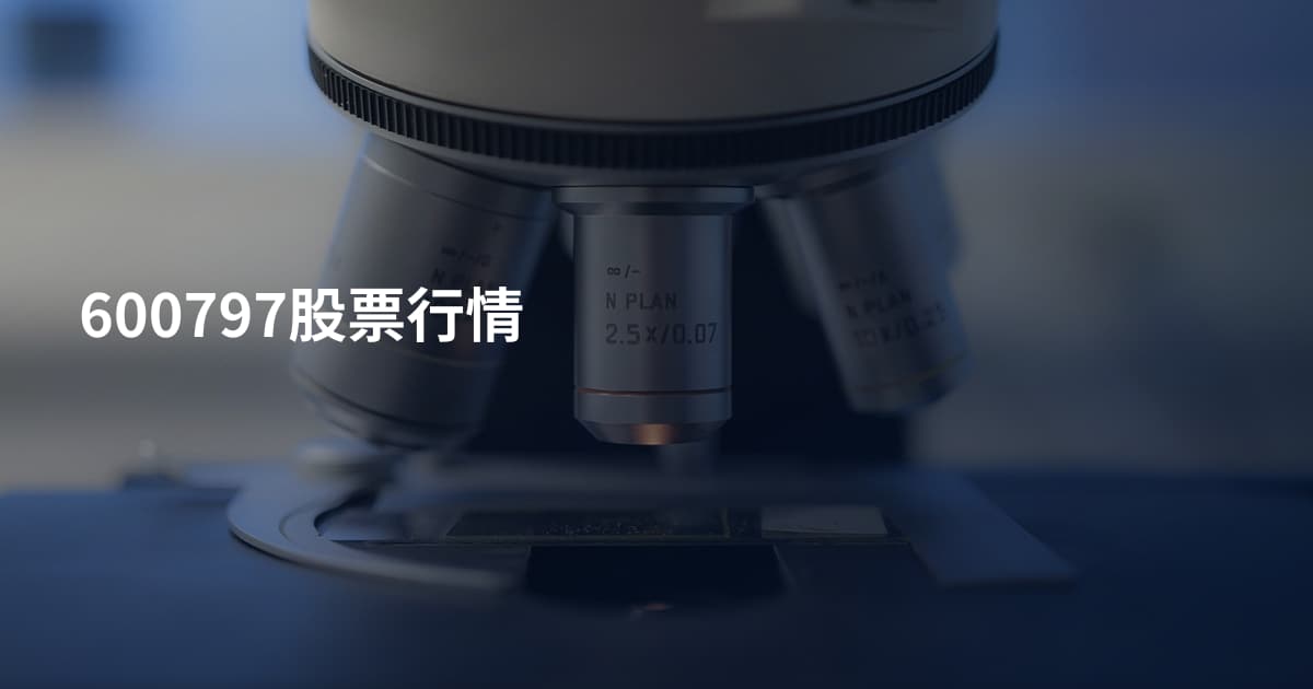 600797股票行情