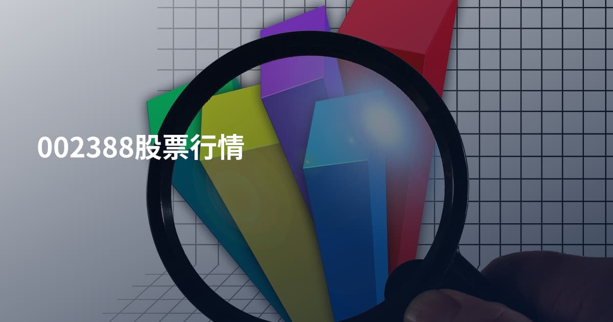 002388股票行情
