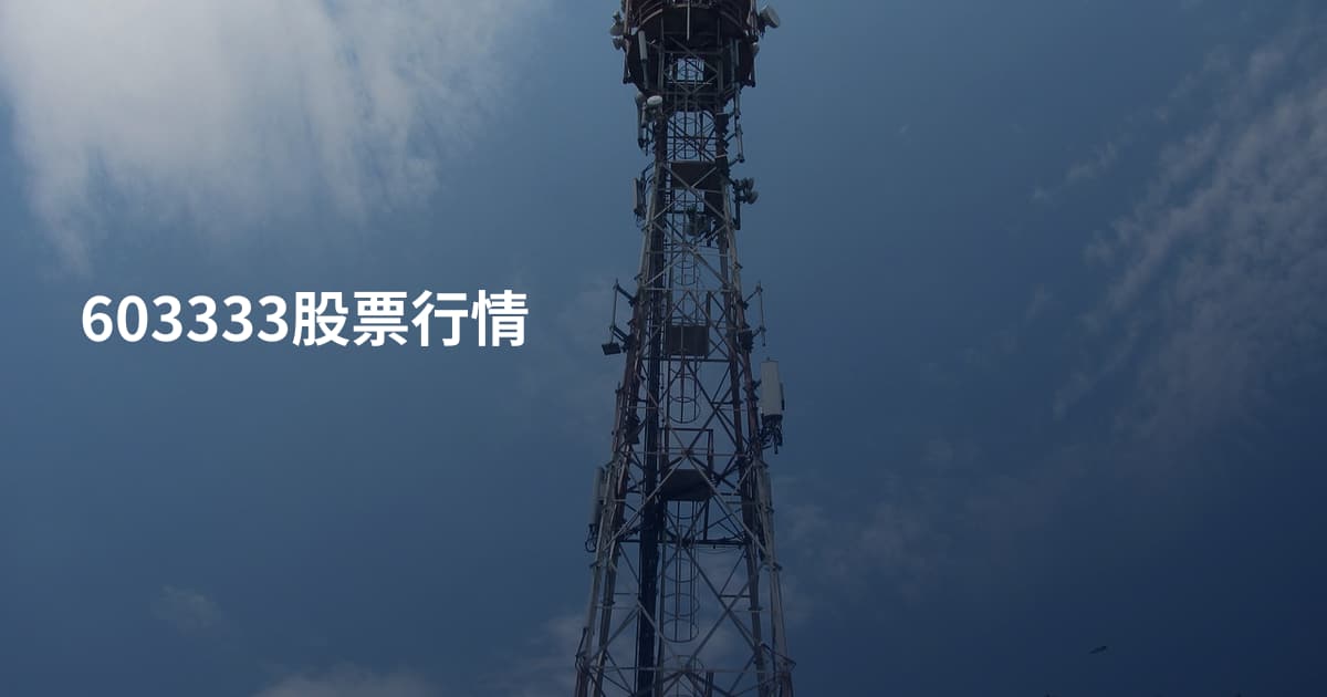 603333股票行情
