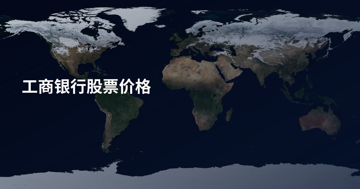 工商银行股票价格