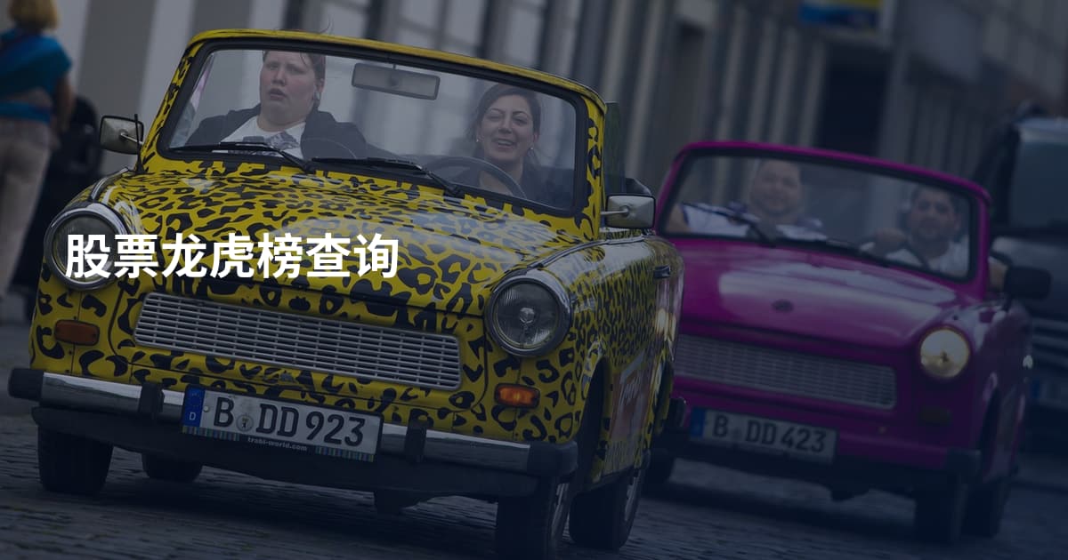 股票龙虎榜查询