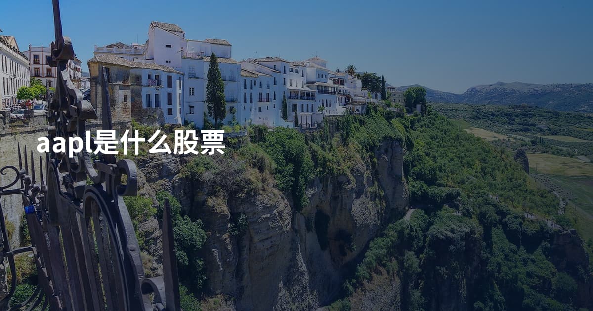 aapl是什么股票