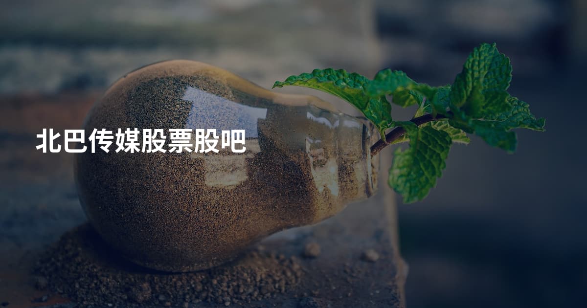 北巴传媒股票股吧