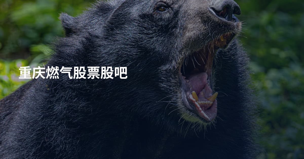 重庆燃气股票股吧